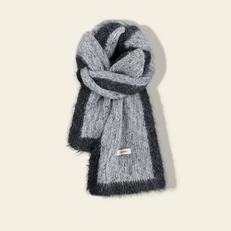 STUFFER Contains Wool Knit Scarves Unisex-8