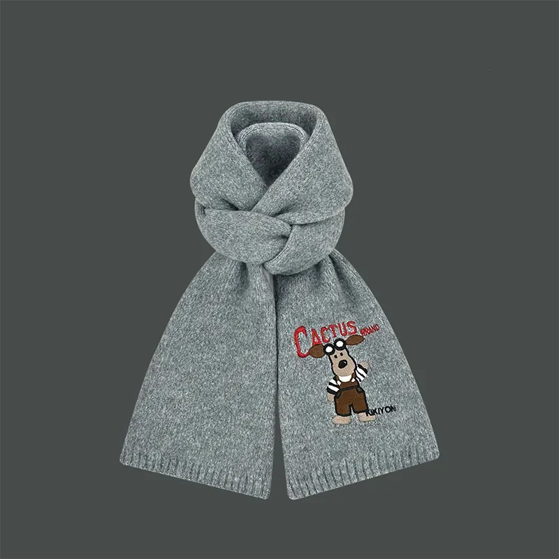STUFFER Contains Wool Knit Scarves Unisex-26