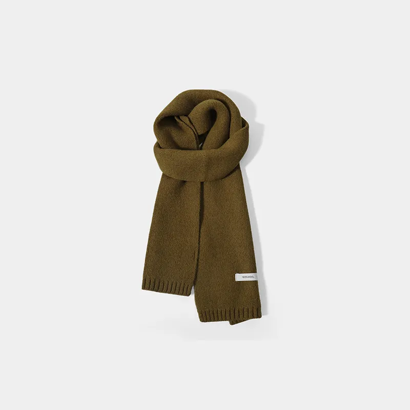 STUFFER 100% Sheep Wool Knit Scarves Unisex-32