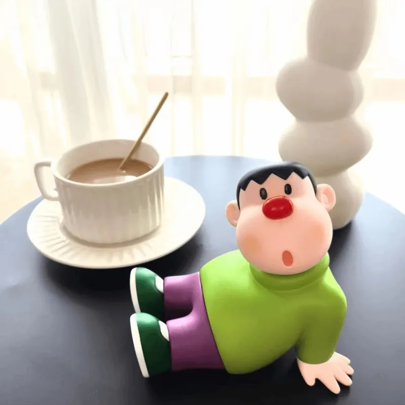 Ha Jie Bret Car Office Desktop Creative Ornament Takeshi Goda With A Tilted Head Chibi Figures-5