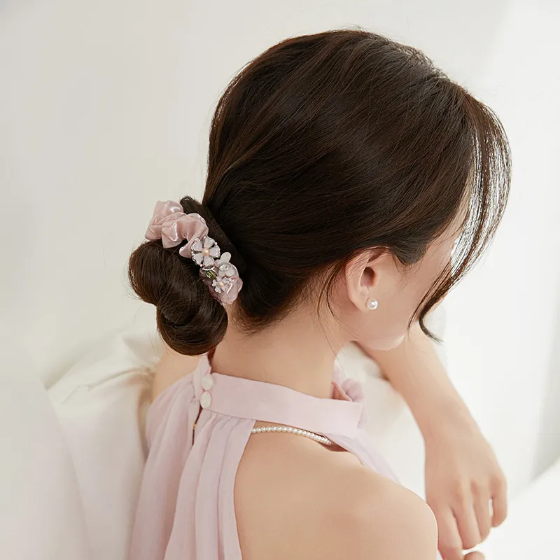 QIMEILA Fabric Hair Tie Women's-3