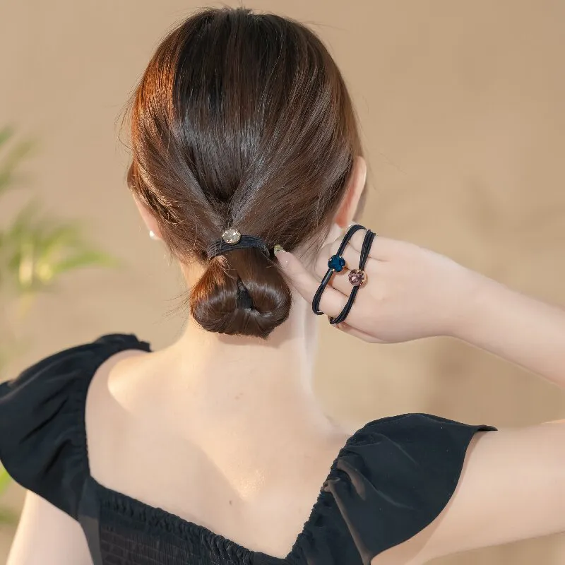 QIMEILA Rubber Band Hair Tie Women's-1