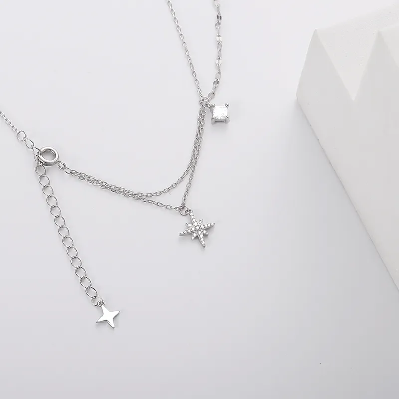 Zoo Jewel S25 Silver Necklaces Women's-5