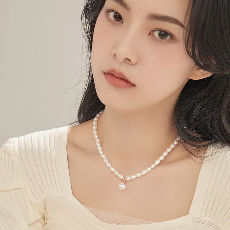 Zoo Jewel Pearl Necklaces Women's-4