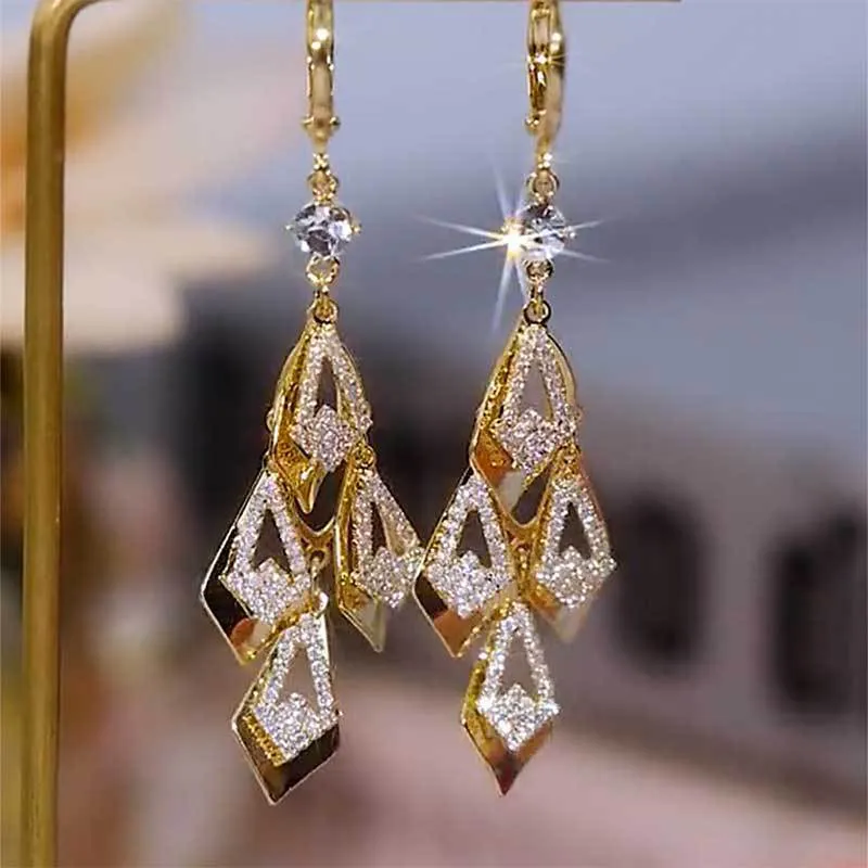 QIMEILA Copper Alloy Earrings Women's-5
