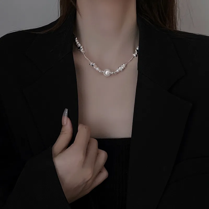 Zoo Jewel Titanium Steel Necklaces Women's-2