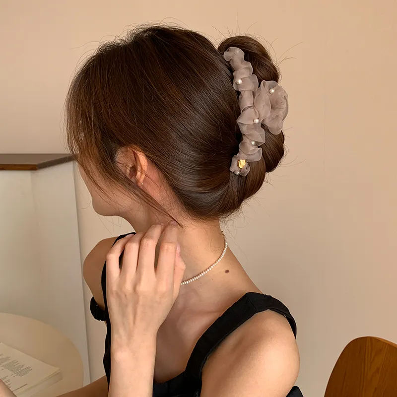 QIMEILA Acrylic Hair Clips Women's-3