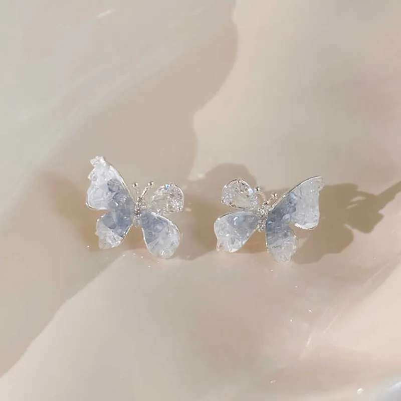 QIMEILA Copper Alloy Stud Earrings Women's-4