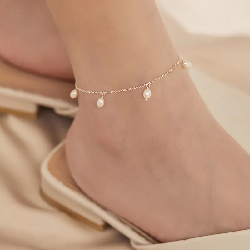 Zoo Jewel S925 Silver Anklets Women's-3