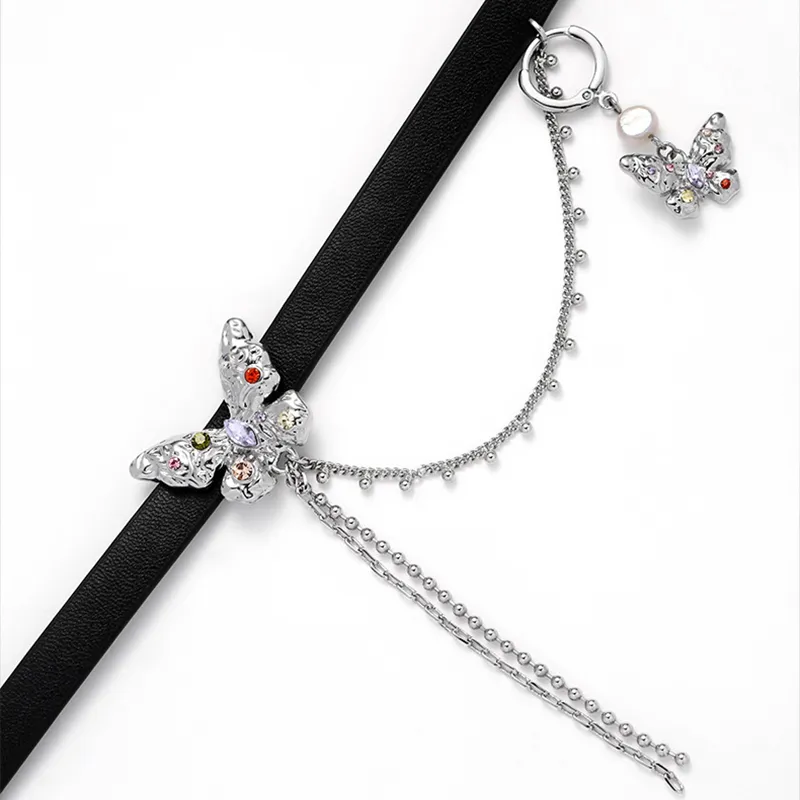 Zoo Jewel Alloy Necklaces Women's-5