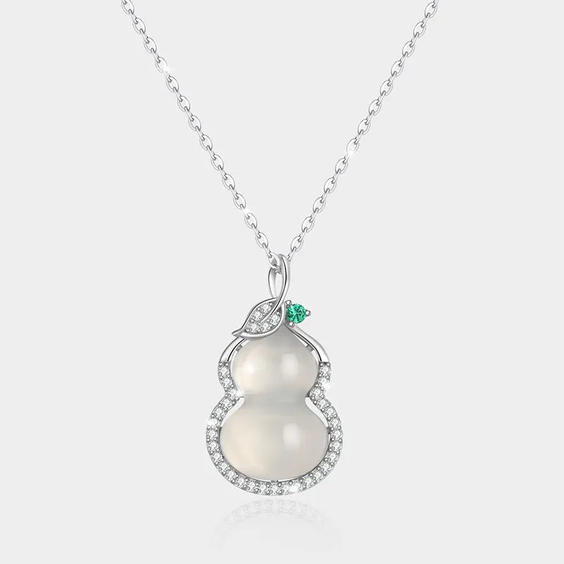 Zoo Jewel Chalcedony Jade Necklaces Women's-6