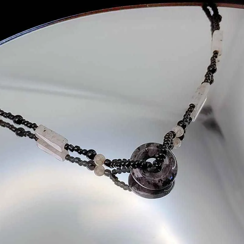 QIMEILA Resin Necklaces Women's-4