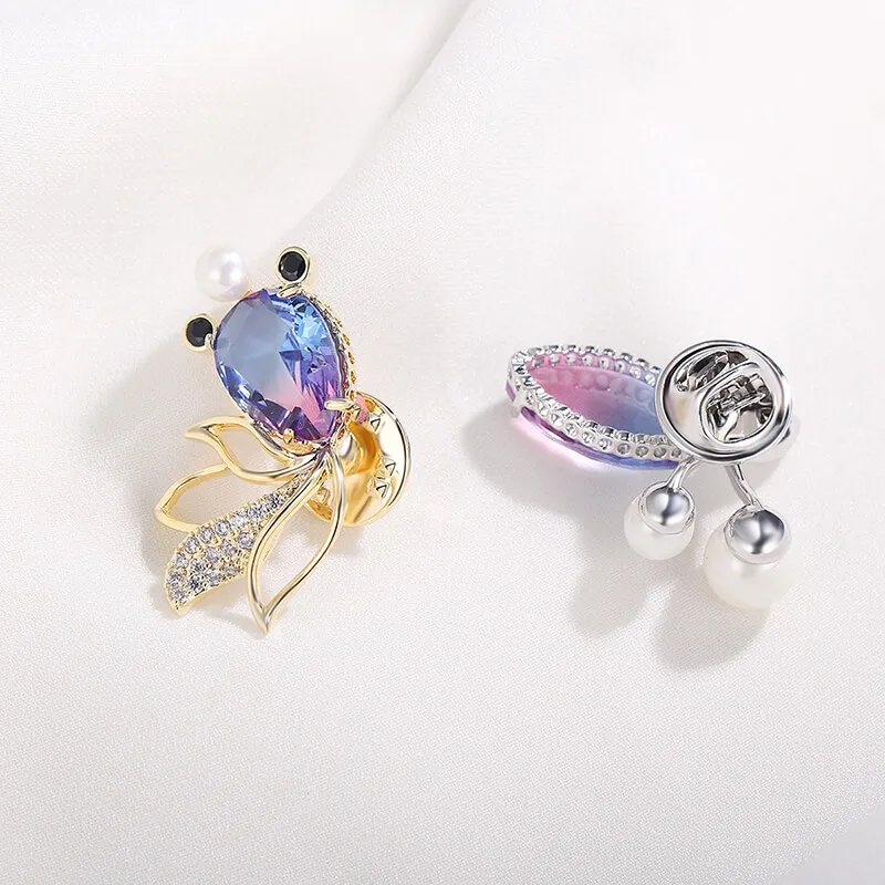 Zoo Jewel Alloy Brooches Women's-5