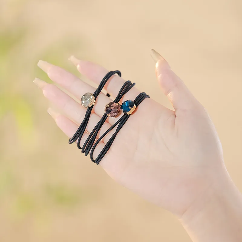 QIMEILA Rubber Band Hair Tie Women's-2