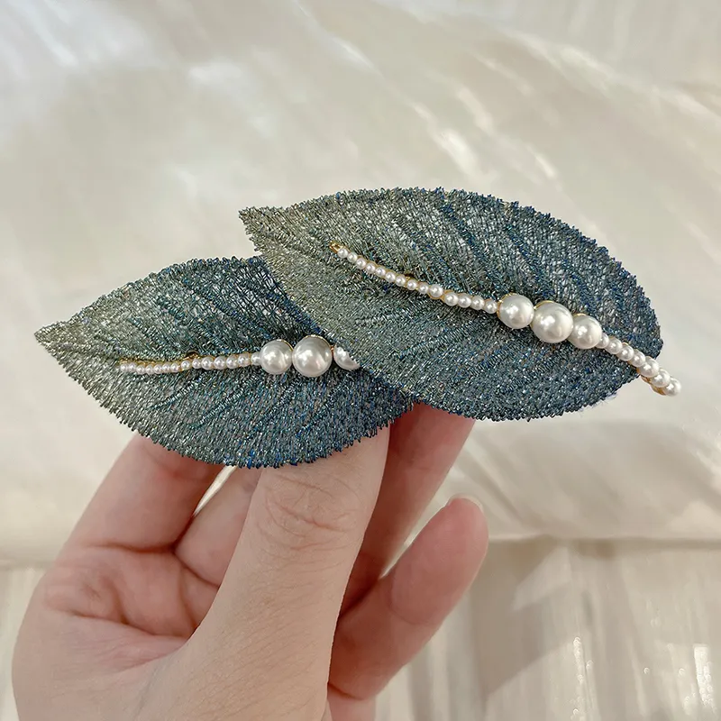 QIMEILA Artificial Pearl Hair Clips Women's-5