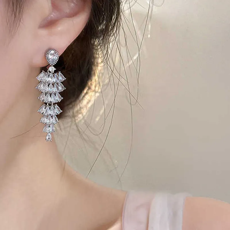 QIMEILA Copper Alloy Earrings Women's-3