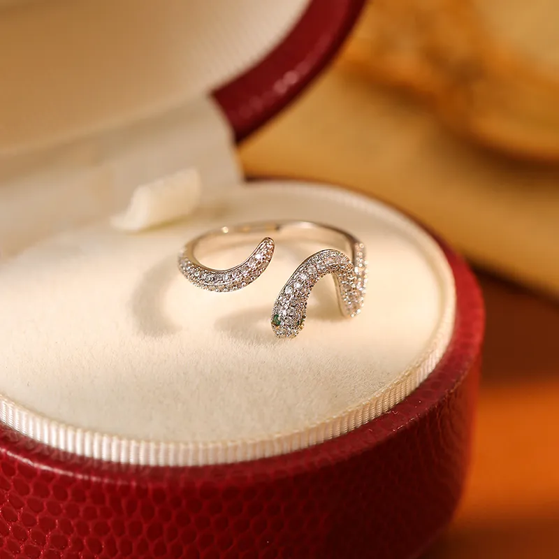 Zoo Jewel Copper Alloy Rings Unisex-2