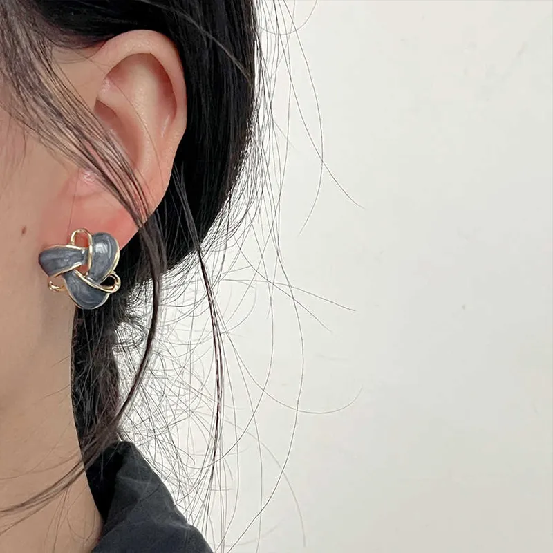 Zoo Jewel Alloy Earrings Women's-2