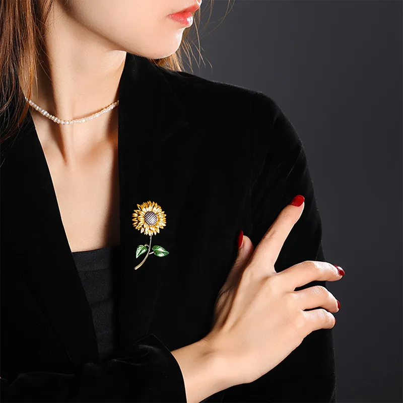 QIMEILA Drip Glaze Brooches Women's-3