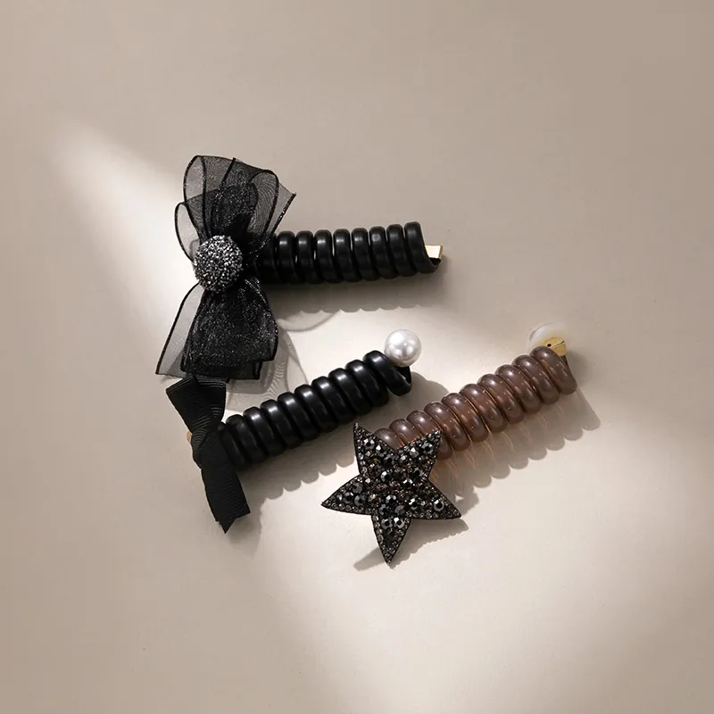 QIMEILA Fabric Hair Tie Women's-5