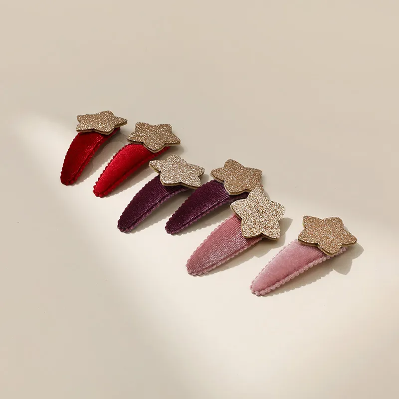 QIMEILA Fabric Hair Clips Women's-5