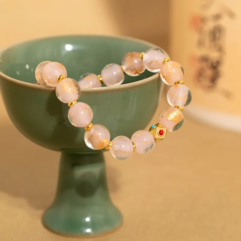Zoo Jewel Colored Glaze Jade Bracelets Women's-6