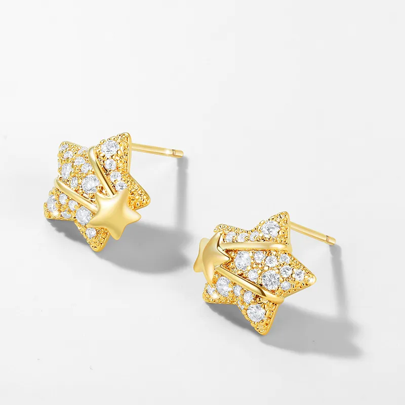 Zoo Jewel Copper Stud Earrings Women's-6