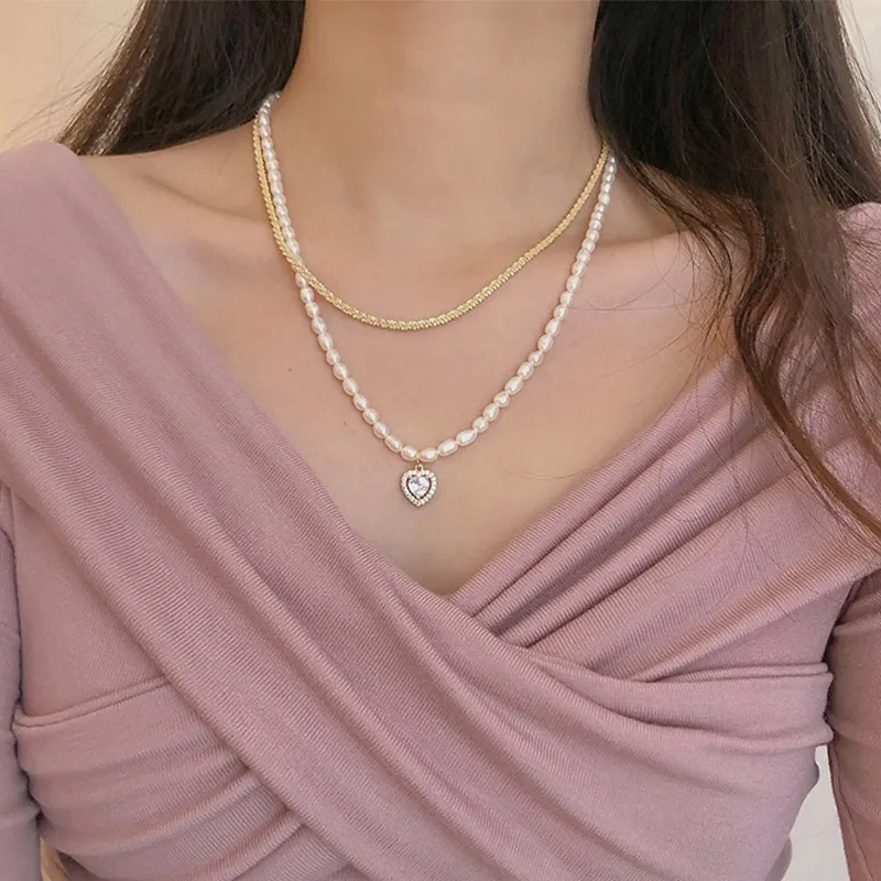 Zoo Jewel Alloy Necklaces Women's-1