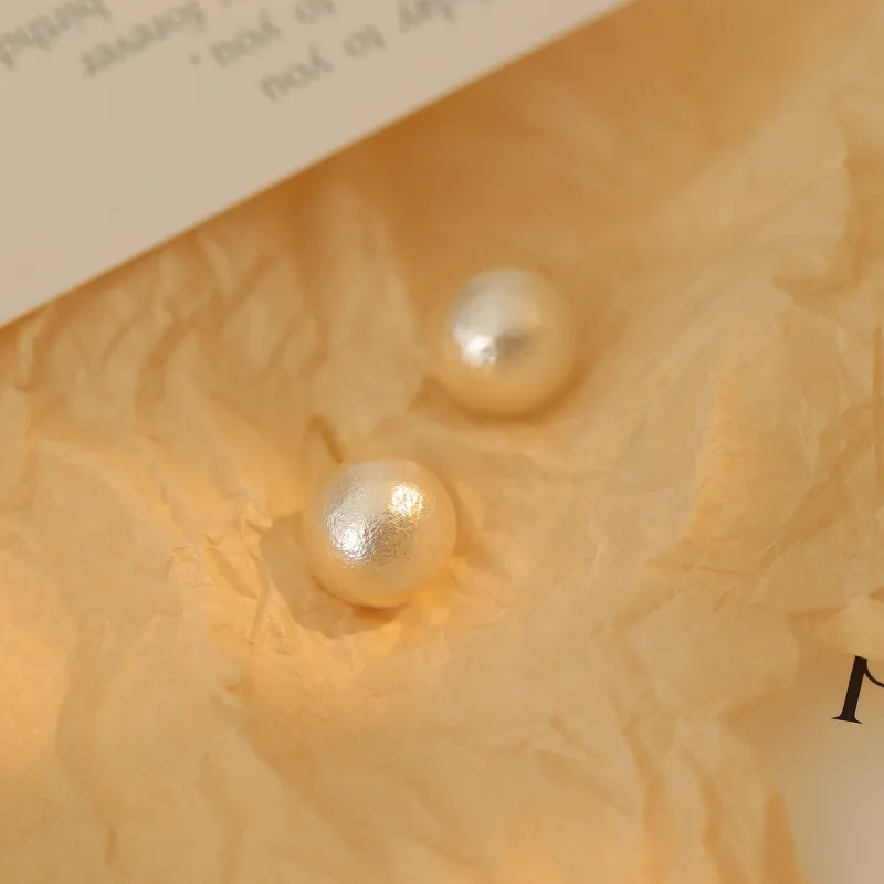 Zoo Jewel Cotton Beads Stud Earrings Women's-6