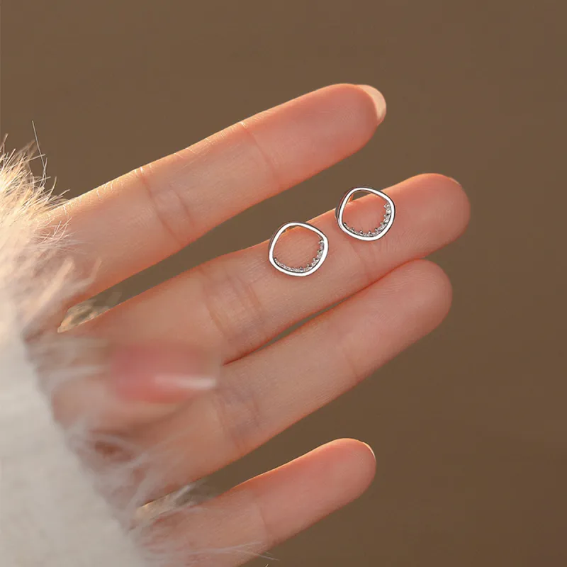 Zoo Jewel S925 Silver Stud Earrings Women's-4