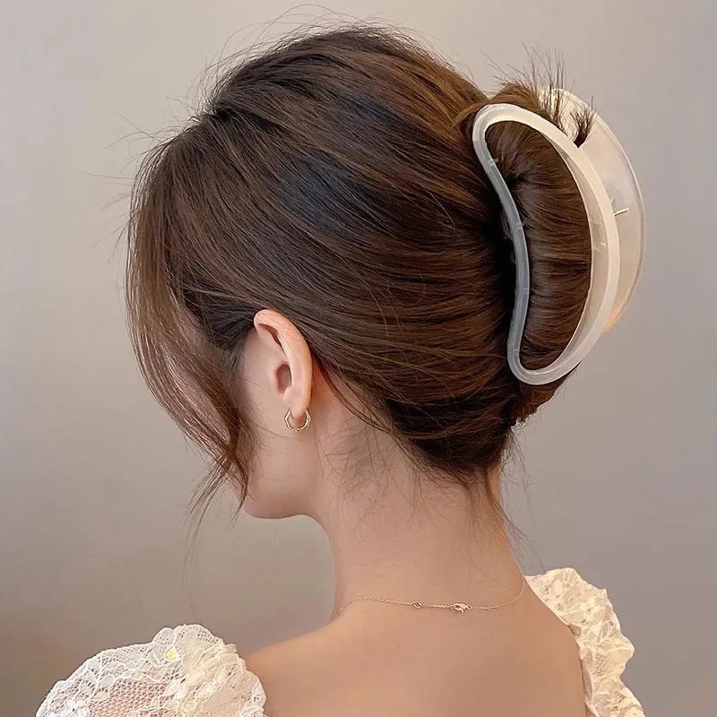 QIMEILA Acrylic Hair Clips Women's-6