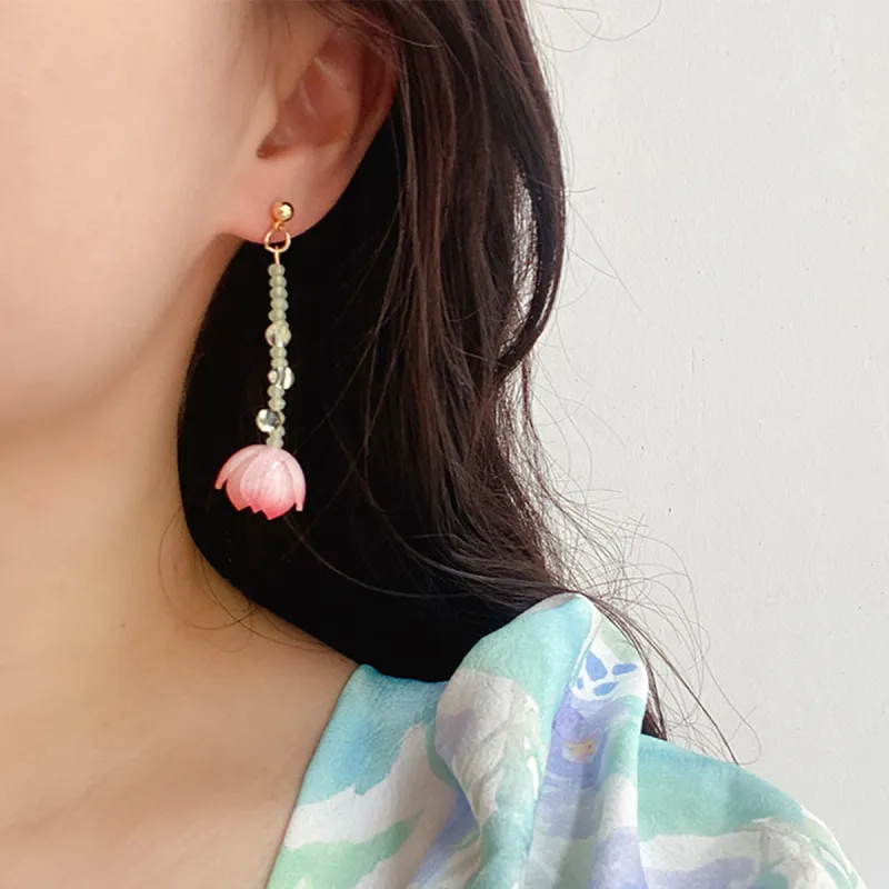 Zoo Jewel Alloy Earrings Women's-2