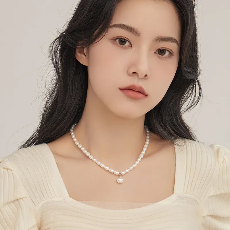 Zoo Jewel Pearl Necklaces Women's-5