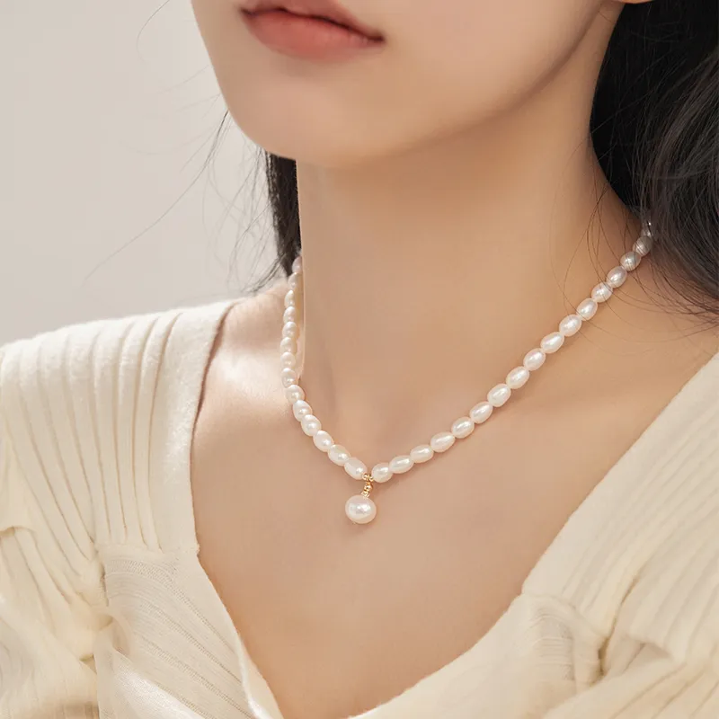 Zoo Jewel Pearl Necklaces Women's-2