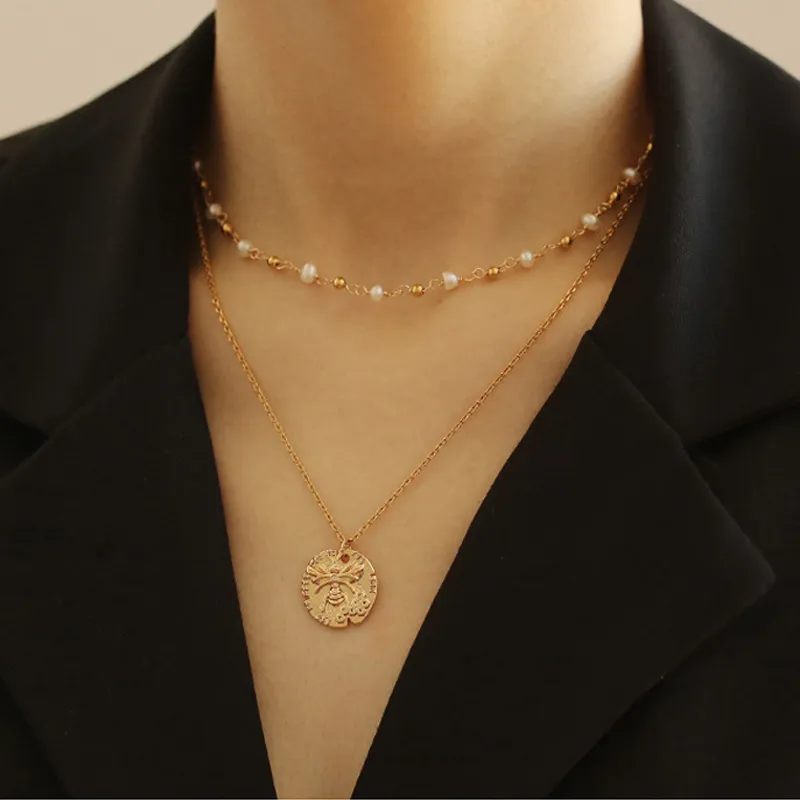 Zoo Jewel Titanium Steel Necklaces Women's-1