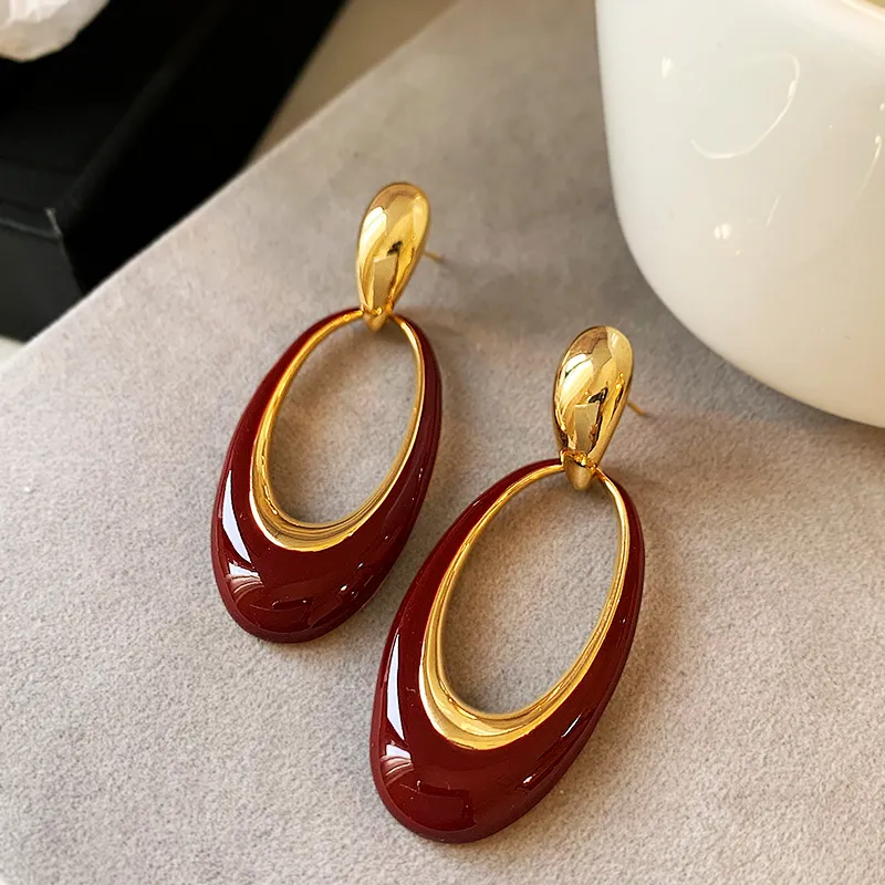 QIMEILA Copper Alloy Earrings Women's-5
