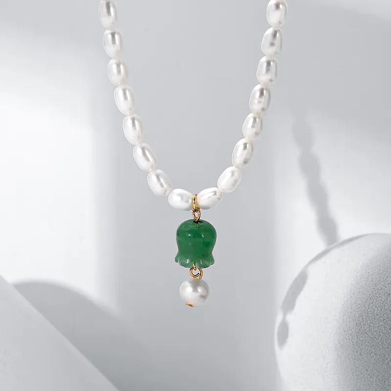 Zoo Jewel Pearl Necklaces Women's-5