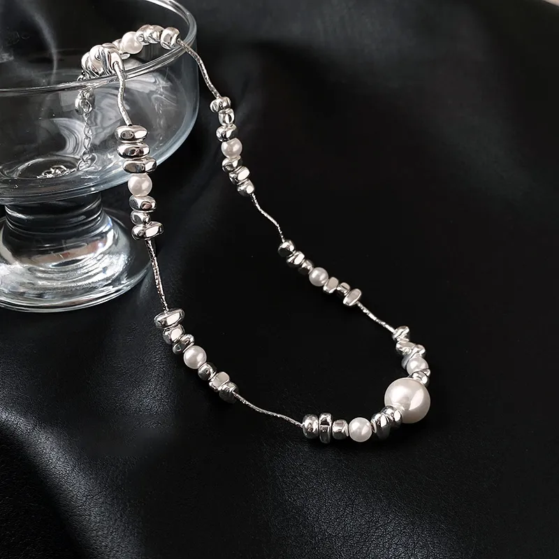 Zoo Jewel Titanium Steel Necklaces Women's-4