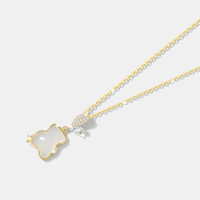 Zoo Jewel Chalcedony Necklaces Women's-4