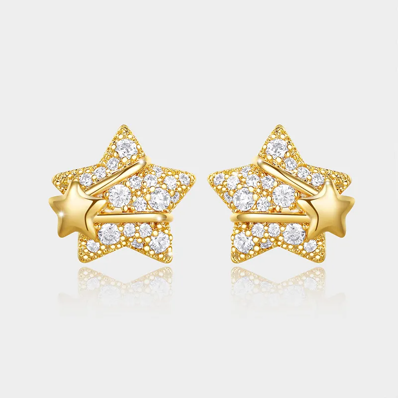 Zoo Jewel Copper Stud Earrings Women's-7