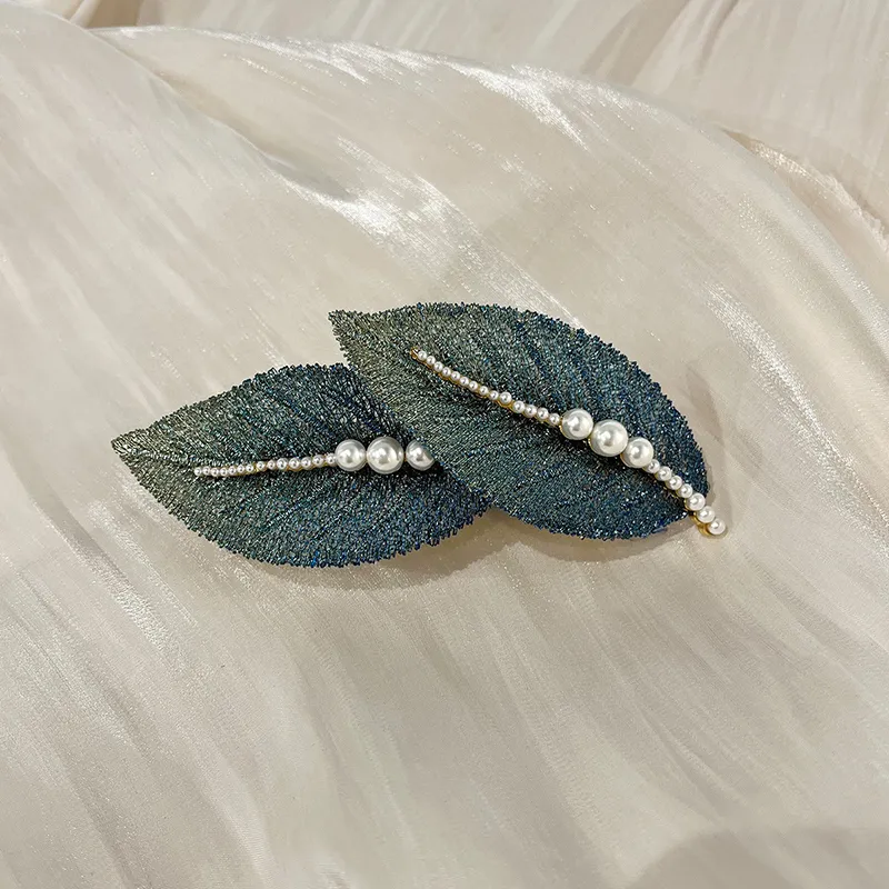 QIMEILA Artificial Pearl Hair Clips Women's-4