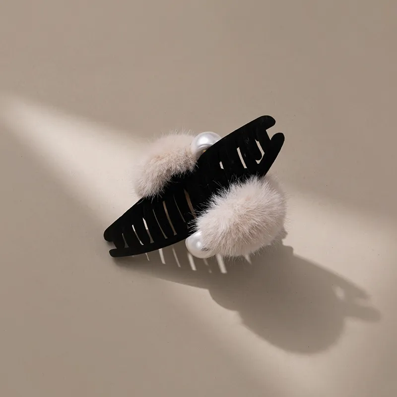 QIMEILA Flock Hair Clips Women's-6