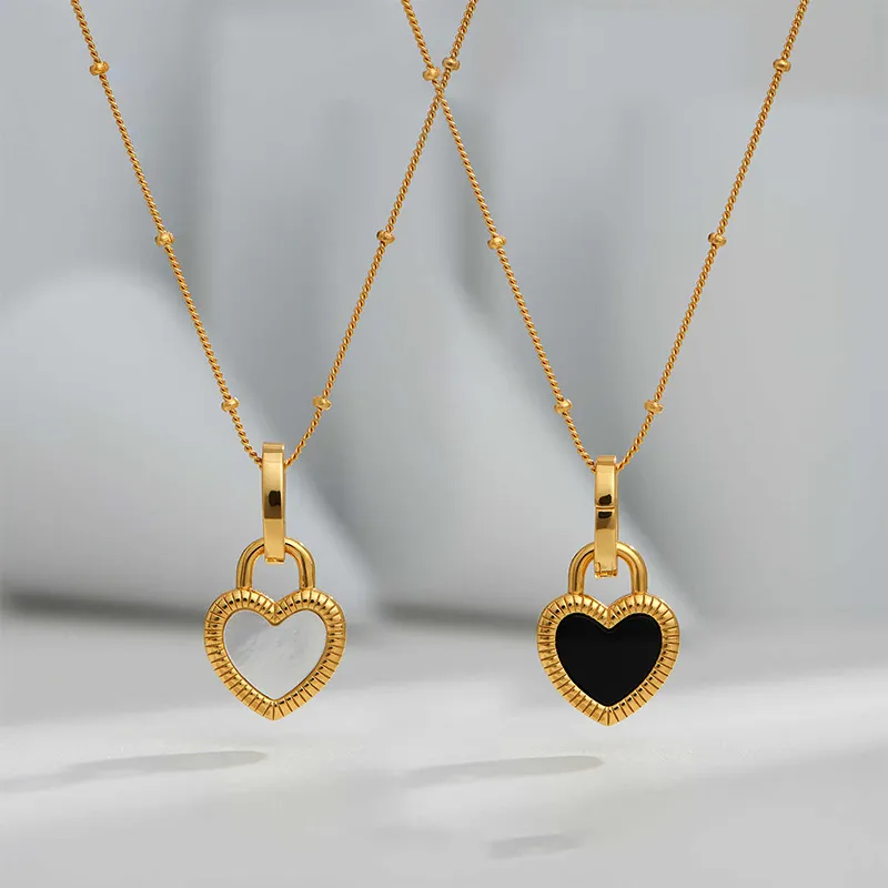QIMEILA Titanium Steel Necklaces Women's-6
