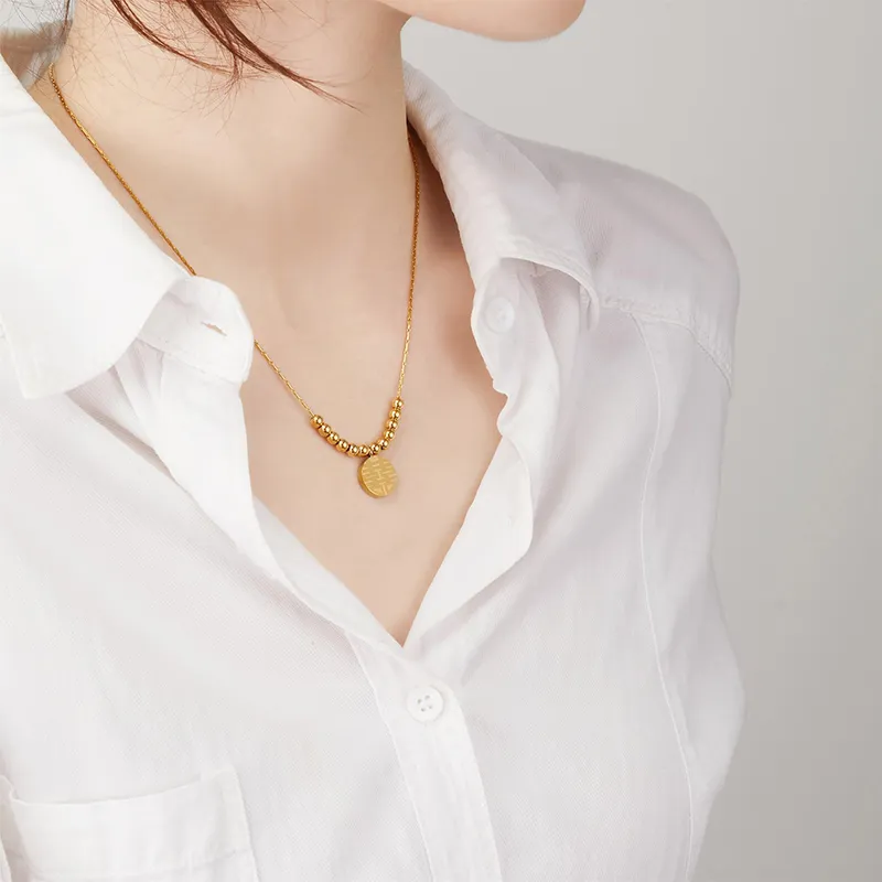 Zoo Jewel Titanium Steel Necklaces Women's-1
