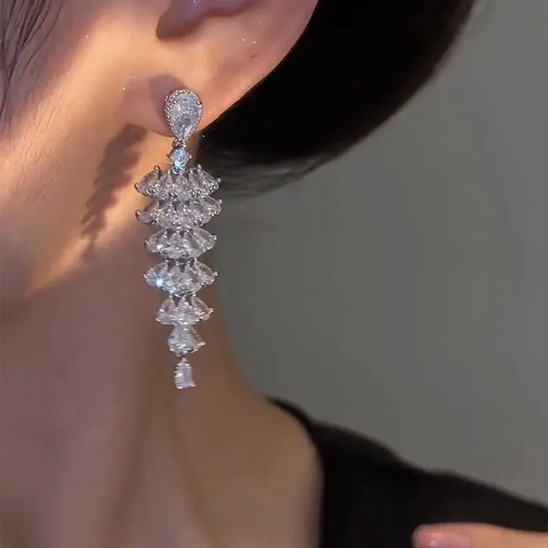 QIMEILA Copper Alloy Earrings Women's-2