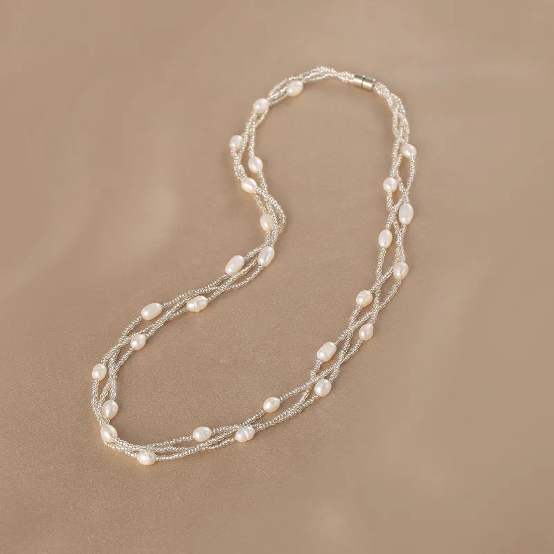 Zoo Jewel Alloy Necklaces Women's-6