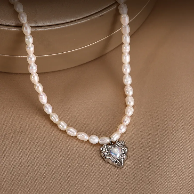 Zoo Jewel Titanium Steel Necklaces Women's-4