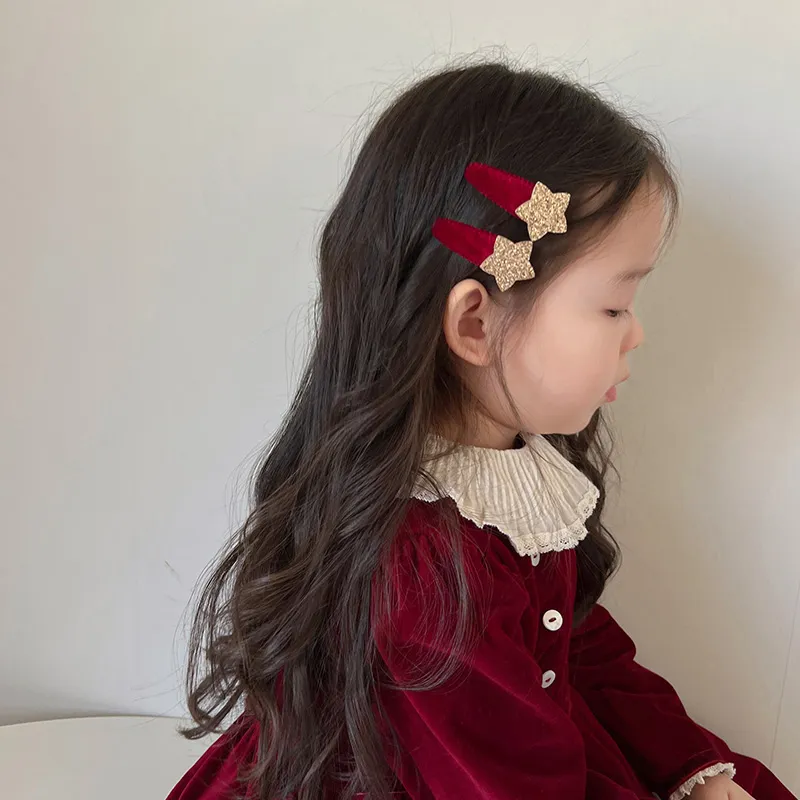 QIMEILA Fabric Hair Clips Women's-2