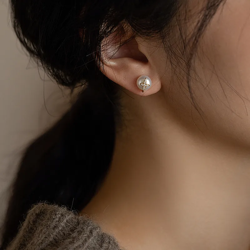 Zoo Jewel S925 Silver Stud Earrings Women's-4