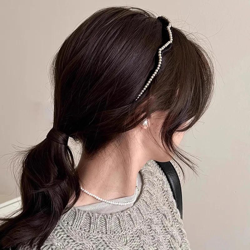 QIMEILA Velour Fabric Headbands Women's-3